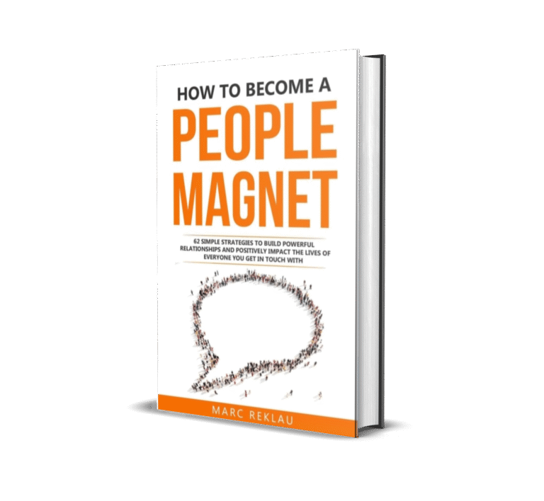Marc Reklau's How to Become a People Magnet offers 62 actionable strategies to enhance interpersonal skills, build meaningful relationships, and increase personal charisma. The book emphasizes that becoming socially magnetic