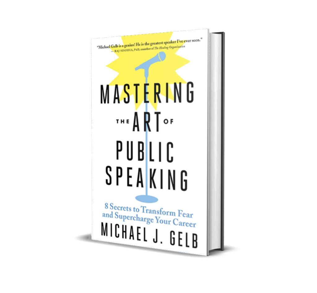 Mastering The Art of Public Speaking Michael J Gelb 4607