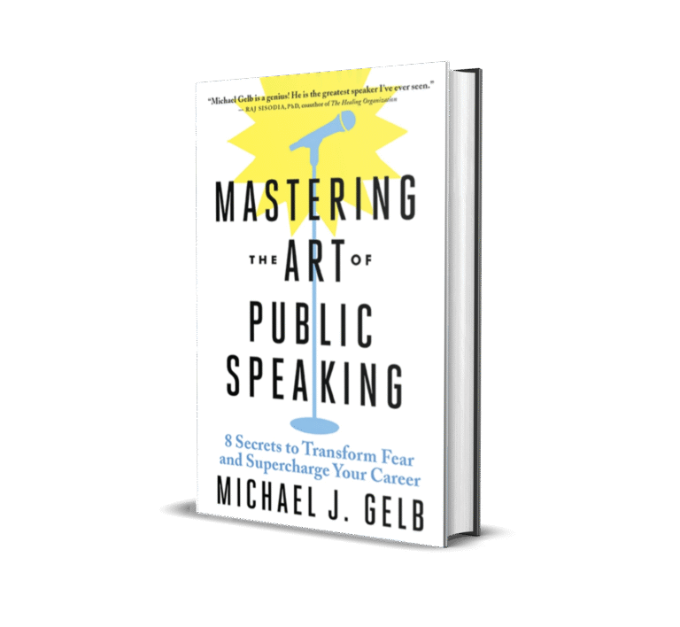 Mastering The Art of Public Speaking Michael J Gelb 4607
