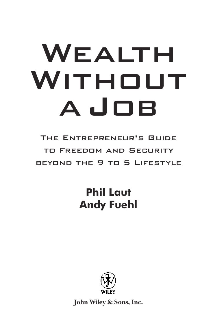 Wealth Without a Job PDFDrive pdf