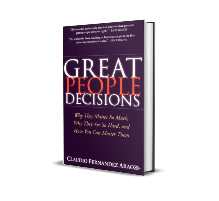 Great People Decisions by Claudio Fernandez Araoz 1062